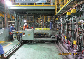 Lingar Roll 교환 작업 사진